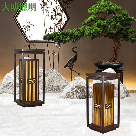 不銹鋼led柱頭燈電鍍拉絲高檔小區(qū)別墅花園庭院草坪燈廠(chǎng)家批發(fā)